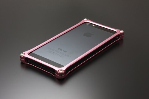 Gild+design+【iPhone5対応アルミバンパー】+ソリッドバンパー+for+iPhone5+ピンク+GI-222PI