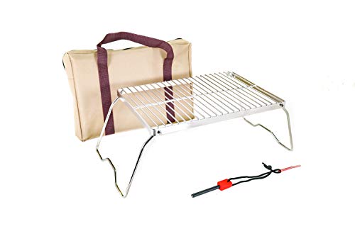 Algopix Similar Product 11 - Thanson Foldable Campfire Grill Made of