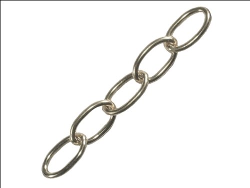 Algopix Similar Product 10 - Faithfull Oval Chain 2.3mm 10M Chrome