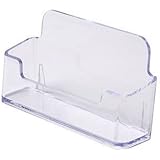 COACOM Visitenkartenhalter 2er Set - Transparente Displaybox Für 30-50 Karten