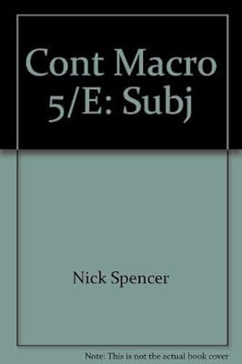 Contemporary macroeconomics