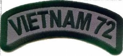 VIETNAM 72 Rocker Military VET Veteran POW War MC Club Biker Vest Patch PAT-1957