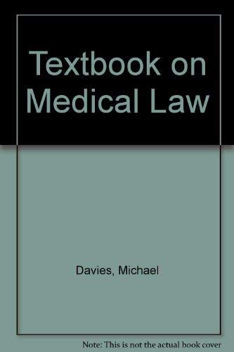 Medical Law by Michael Davies