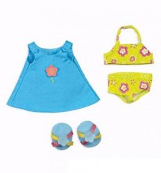 North American Bear Company Rosy Cheeks Big Sister Beach Outfit Set