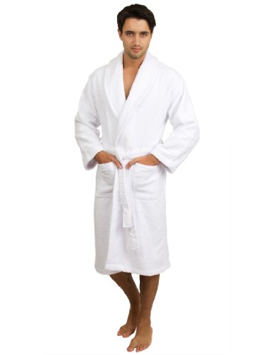TowelSelections Men's Turkish Cotton Bathrobe Terry Shawl Robe Made in Turkey