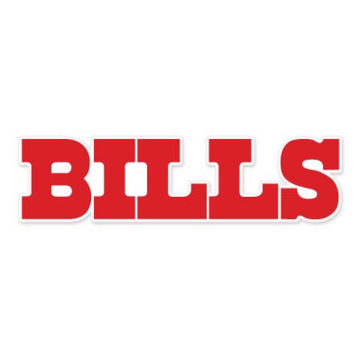 Buffalo Bills NFL car bumper sticker decal (8