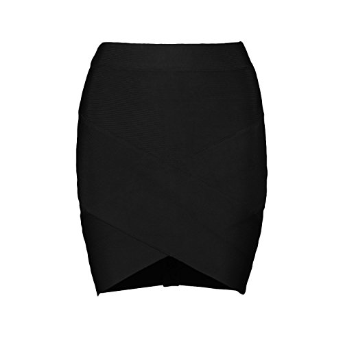 iFashion Women's Sexy Rayon Bandage Bodycon Party Mini Skirt