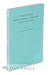 A Directory of Printing, Publishing, Bookselling & Allied Trades in Rhode Island
