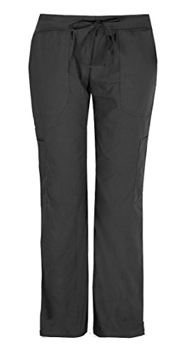 G Med Women's Fashion Multi Pockets Drawstring Straight Leg Scrub Utility Pants