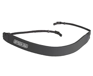 OP/TECH USA 1601412 Fashion Strap-Bino, No Quick Disconnects-for cameras and binoculars- neoprene(Black)