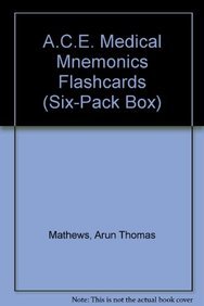 A.C.E. Medical Mnemonics Flashcards (six-pack box) by Arun Mathews