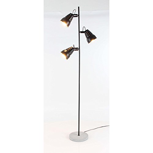 Algopix Similar Product 6 - Benzara Appealing Metal Pole Floor Lamp