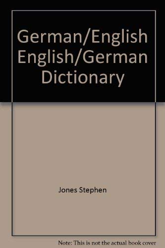 German/English English/German Dictionary by Stephen Jones