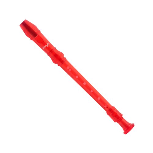 Algopix Similar Product 11 - Stagg Descant Recorder - Trans Red