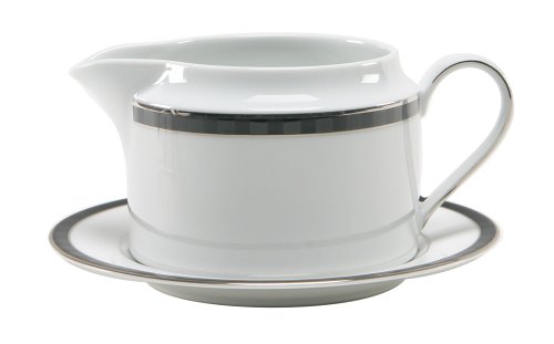 

Nikko Ceramics Black Tie Gravy & Stand