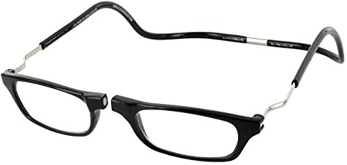 Clic Magnetic XXL Reading Glasses in black, +2.50