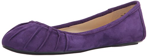 womens blustery suede ballet flat, black suede, 5 m us 颜色