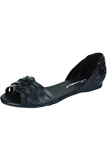 Breckelle's BRIGIT-07 Vegan Leather Huarache Slip On Flat Sandal
