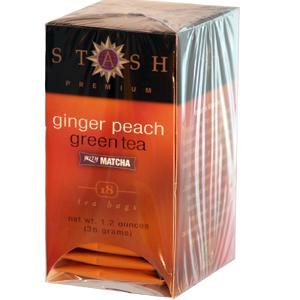 STASH TEA TEA,GREEN,GNGR PCH W/MTCH, 18 BAG