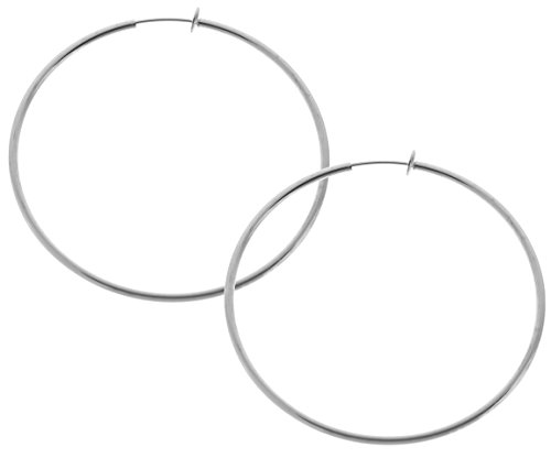 Pair of Clip On Hoop Earrings-Various Sizes and Colors-Non Pierce Hoop Earrings