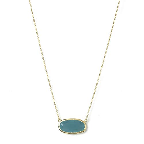 Algopix Similar Product 2 - Rivka Friedman 18K Gold Clad Chalcedony