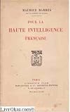 Pour la haute intelligence française