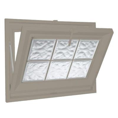 Algopix Similar Product 3 - Wave Pattern Hopper Fin Vinyl Window