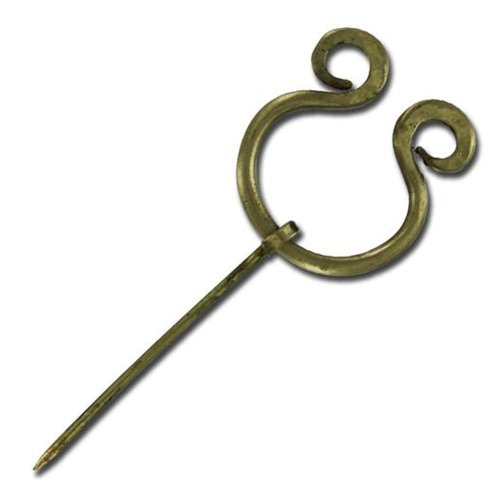Medieval Renaissance Forged Penannular Brass Brooch