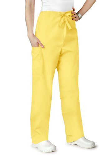 Adar Uniforms Discounted Multi Pocket Natural-Rise Drawstring Tapered Leg Pants