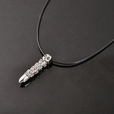 

Personalized Skull Bullet Necklace