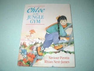 Chloe on the Jungle Gym