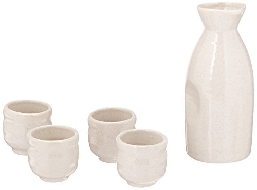 Algopix Similar Product 1 - Happy Sales 5 piece Ceramic Sake set 