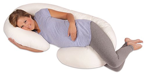 #原创新人#迟到的七夕礼物—Leachco Snoogle Total Body Pillow 孕妇枕