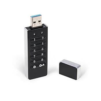 0 256 bit aes encrypted flash drive with backlite keypad 64gb or