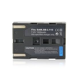 7.4V 1300mAh Lithium Battery for Samsung SB-L110 Digital Camera (Silver) + Worldwide free shiping