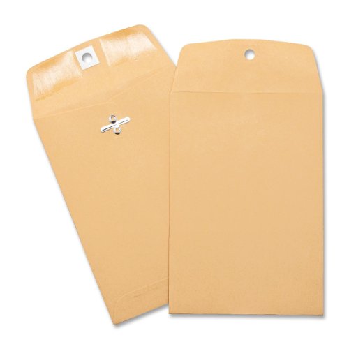 

Quality Product By Business Source - Hvy-duty Clasp Envelopes 5"x7-1/2" 100 Brown Kraft