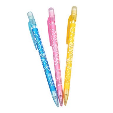

BuW Smile Grind Arenaceous Plastic Mechanical Pencil(Random Color) , cute creative Stationery and office supplies