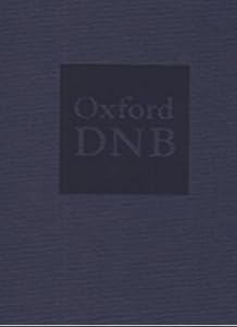Oxford Dictionary National Biography Volume 29