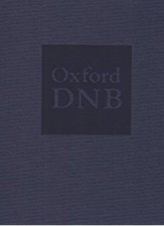 Oxford Dictionary National Biography Volume 26