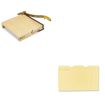 

KITSWI1132UNV12113 - Value Kit - Swingline ClassicCut Ingento Solid Maple Paper Trimmer (SWI1132) and Universal File Folders (UNV12113)