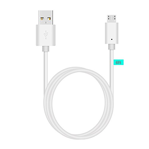 Samsung Galaxy S7 Charging Cable 6 Feet 2.0 A Male to Micro B Sync and Charger Cord