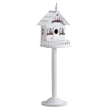 Freestanding Beautiful Victorian Birdhouse Bird Lovers