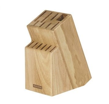 Block WOODY für 13 Messer und Scheren/Stahl