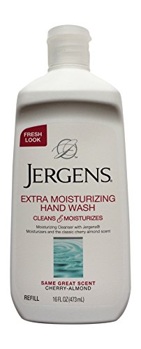 Jergens Extra Moisturizing Liquid Hand Wash, Soap Refill, 16 Ounce (Pack of 6)