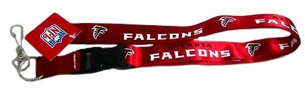 ATLANTA FALCONS OFFICIAL LOGO LANYARD KEYCHAIN