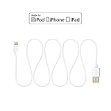 [Apple MFI Certified] [iOS9 Compatible] Omars 3ft / 0.9m Lightning 8pin to USB SYNC Cable Charger Cord for Apple iPhone 5,5s,5c,6,6 Plus,6s,6s Plus, iPod contact 5,6, iPod nano 7, iPad Mini 1,2,3,4, iPad 4,Air,Air 2, iPad Pro (White)