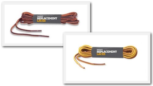 Timberland Striped Round Replacement Boot Laces Strong 1/8