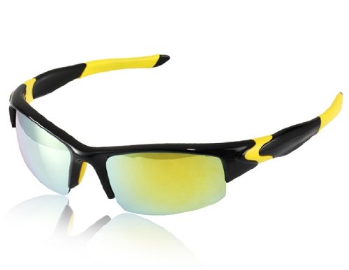 

Sports Polarized Sunglasses (Black & Yellow)