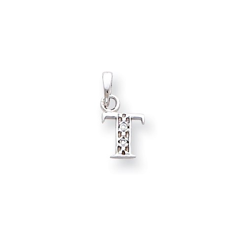 Algopix Similar Product 5 - 14k White Gold Polished 01ct Diamond