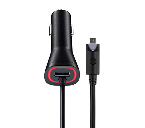 KuKu Micro USB Car Charger with Dual Output and LED Light for Micro USB For Sprint, T-mobile, ATT, Verizon, LG, Nokia